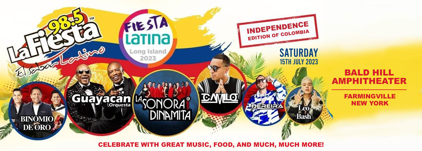 Fiesta Latina Tickets 15th July Bald Hill Amphitheater